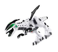 BESPORTBLE Dinosaure Décoratif Électrique Jouet Créatif en Plastique Blanc Pulvérisation de Brume Fonction Facile à Ranger pour Décoration de Bureau ou Collection Garçon et Filles