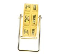 BESPORTBLE Distributeur de Billets Tombola avec Unique Tickets Perforés Faciles à Détacher Support Simple pour Événements Lot de Billets Jaunes pour Jeu et