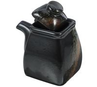 BESPORTBLE Distributeur de Sauce Soja en Céramique Japonaise 250 Ml Récipient à Huile et Vinaigre Cuisine Verseur Décoratif Motif Peint à la Main Accessoire Pratique pour Préparation