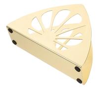 BESPORTBLE Distributeur de Serviettes en Papier Doré sur Pied, Support Triangulaire Stable Socle Lourd, Porte-serviettes Multifonction pour Table, pour Maison, Restaurant et Café