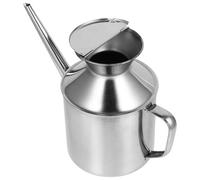 BESPORTBLE Distributeur Huile Inox avec Passoire Pot Multifonction pour Sauce Soja Vinaigre et Huile Récipient Anti-fuite pour Cuisine Maison et Restaurant
