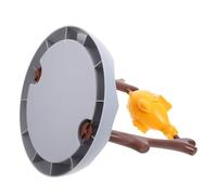 BESPORTBLE Distributeur Interactif de Friandises pour Chat Intérieur, Puzzle Rotatif de Grille de Feu Poisson, Stimulation Mentale et Distribution Lente, Distributeur pour Chats Actifs