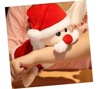 BESPORTBLE Doigt Père Noël Peluche Interactif pour Garçon Fille de Noël Adorable Jeu de Rôle