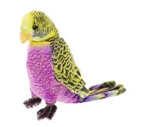 BESPORTBLE Doll Peluche de Perroquet Réaliste Peluche Adorable pour Garçon Fille et Décoration Intérieure Accessoire Charmant pour Maison et Jardin Idée Unique et Confortable