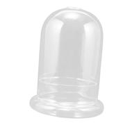 BESPORTBLE DôMe en Verre Transparent avec Base 8 Pouces Cloche en Verre pour DéCorations De Fleurs StabiliséEs Et Terrarium pour Plantes aéRiennes Artisanales