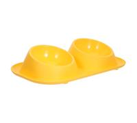 BESPORTBLE Double pour Chiens et Chats Plastique Antidérapante Légère et Facile à Nettoyer Distributeur Eau et Nourriture Surélevé pour Intérieur et Extérieur Adaptée à Toutes Animaux