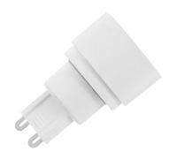 BESPORTBLE Douille de Lampe G9 110-230v Convertisseur pour Conversion | Cuivre et Pbt Ignifuge, Installation Simple et Design Sûr, Blanc, pour Centre Commercial et Autres Lieux