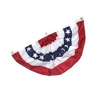 BESPORTBLE Drapeau Américain En Demi-cercle Suspendu Pour Fête Drapeau En Polyester Décoration Intérieure/extérieure Étoiles Patriotiques Portable Et