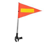 BESPORTBLE Drapeau de Sécurité Réfléchissant Orange pour Voiturette et Scooter de Mobilité Visibilité Accrue