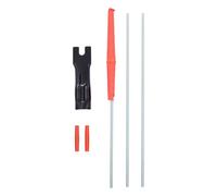 BESPORTBLE Drapeau de Sécurité Vélo Garçon Fille Haute Visibilité avec Support Stable Fanion Pratique et Résistant Accessoires Cyclisme pour Garçon Fille Couleur Aléatoire Couleur Aléatoire