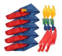 BESPORTBLE Écharpes Colorées de Magicien Lot de 8 Foulards Légers 30x30 Cm en Tissu Compact pour Tours de Magie, Accessoires Portables pour Spectacles de Scène, Fêtes et Animations