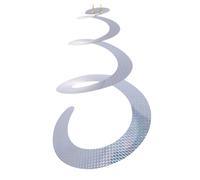 BESPORTBLE Effaroucheur Oiseaux Réfléchissant Rotatif pour Jardin Balcon Et Verger Spiral Anti-Pigeon à Suspendre Protection Écologique Nidification Et Dégâts