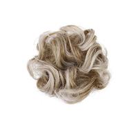 BESPORTBLE Élastique à Cheveux Synthétique Or pour Chignon Extension Bou Lavable et Facile à Mettre, Accessoire pour Bal et Rassemblement