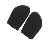 BESPORTBLE Embouts D’oreille en Silicone Noir pour Lunettes, Antidérapants | Profil Courbé, Intérieur Modéré, Corps Fin Souple, Finition Mate, Usage Quotidien et Course