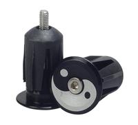 BESPORTBLE Embouts de Guidon en Alliage d'Aluminium Rouge, Compatibles 18-23,5 MM, Lot de 2 Pièces pour VTT, Vélo de Route et Pliant, Accessoires Vélo Solide et Universels