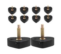 BESPORTBLE Embouts de Talon en Cœur pour Chaussures à Talons 5 Paires Épaisseur Variable Confort Accessoires de Réparation Pratique Amateurs de Mode