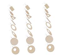 BESPORTBLE Ensemble Boucles D'oreilles Bois Brut Pendentifs Diy 80 Pcs Naturel Non Traité Création Bijoux Artisanaux Loisirs Créatifs Pour Femme Présents Personnalisés Anniversaire Noël