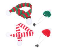 BESPORTBLE Ensemble De 3 Accessoires Chics pour Rats : Chapeaux Écharpes Et Accessoires Festifs Et Robustes pour Hamsters