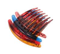 BESPORTBLE Ensemble De 4 Peignes Décoratifs Pour Cheveux Français Pour Femmes Peignes Latéraux En Plastique