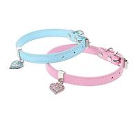 BESPORTBLE Ensemble de Collier pour Animaux de Compagnie Collier pour Chien Adorable Pendentif en Forme de Cœur pour Anniversaire d'animal de Compagnie Et Décoration Quotidienne