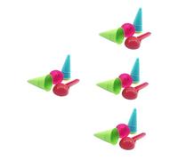 BESPORTBLE Ensemble De Jouets De Plage pour Enfants - 4 Moules à Glace - 4 Cornets De Crème Glacée Et 1 Pelle Jouets De Sable Amusants pour Le Bord De Mer Activités Extérieures Et Jeux
