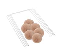 BESPORTBLE Ensemble De Jouets Gateball Jouets D'Extérieur pour Enfants pour Enfants Guichets Carrés Jeux De Cour Guichets De Croquet