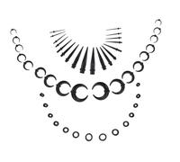 BESPORTBLE Ensemble D'écarteurs D'oreille en Corne de Bœuf et Acrylique Noir, Poids Modéré pour Oreilles Étirées, Plugs Punk pour Adultes Femmes, Accessoires Piercing Confortables et Solide