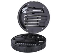 BESPORTBLE Ensemble d'Outils de Réparation pour Pneus 20 Pièces Coffret Multifonction de Roue Kit d'Outils à Main Noir pour Vélo Bricolage et Entretien Extérieur