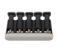 BESPORTBLE Entraîneur de Doigts à Cinq Touches Réglable pour Guitare et Piano - Extenseur de Doigts Portable en Gris Noir - Renforcement Force Flexibilité - Accessoire D’Entraînement Musical