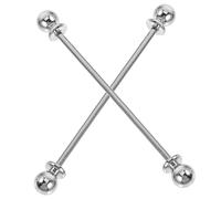 BESPORTBLE Épingles à Cravate pour Homme Lot de 2 Accessoires de Costume Épingle de Événements Formels Compactes et Légères