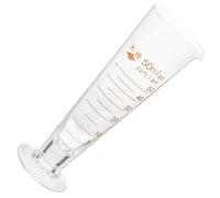 BESPORTBLE Éprouvette Graduée avec Graduation Précise pour Expériences de Chimie en Verre 50ml Stable et Usage Polyvalent de Laboratoire