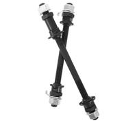 BESPORTBLE Essieu de Vélo à Démontage Rapide, Roue de Vélo à Démontage Rapide, Acier Noir, Léger, Compatible Bicyclette et Moyeu, pour VTT, Longue Distance et Usage Quotidien