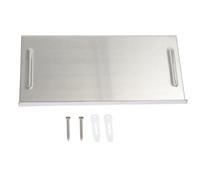 BESPORTBLE Étagère de Salle de Bain en Acier Inoxydable 1,2 Mm Brossé, Support Mural Robuste pour Rangement Articles de Toilette, Installation par Perçage, Capacité de Charge Élevée,