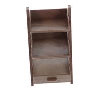 BESPORTBLE Étagère Miniature Plastique Robuste Rangement et Portable pour Maison de Poupées Meuble Décoratif Compact pour Modèles Miniatures