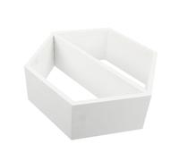 BESPORTBLE Étagère Murale Hexagonale Bois Mini Rangement Décoratif Murale Support de Rangement Polyvalent pour Cuisine et Salon