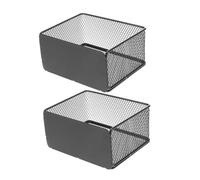 BESPORTBLE Étagères Magnétiques Rangement Pratique pour Réfrigérateur Lot de 2 Fixation Magnétique en Acier Carbone Noir pour Oignons et Ail Cuisine et Frigo