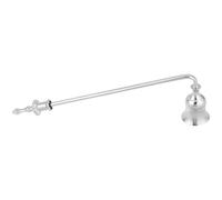 BESPORTBLE Éteignoir à Bougie de Fumée et Rangement Compact en Métal Argenté avec Élégant pour Dîners aux Chandelles