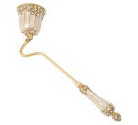 BESPORTBLE Éteignoir à Bougie Vintage Métal Mèche Cloche Accessoires pour Bougies Éteignoirs à Bougies pour Fêtes de Noël Éteindre Les Flammes Toute Sécurité