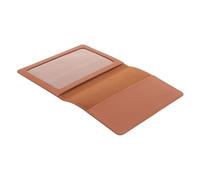 BESPORTBLE étui à Passeport Protecteur Mince Voyages Portefeuille Protection Carte bancaire Porte-Passeport Femmes Porte-Passeport pour l'extérieur Plastique Brown