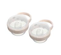 BESPORTBLE Étui Anti-poussière Pour Sucettes Bébé Crochet Pratique, Lot De 2 Boîtes De Rangement Transparentes, Portable Et Hygiénique, Valise Pour Nourrisson, Accessoires Organisateurs Pour Voyages