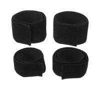 BESPORTBLE Extension Réglable pour Poche de Glace Noire en Nylon et Spandex, Attache Rapide, Lot de 4 Pièces pour Équipement Sportif et Aventures en Plein Air