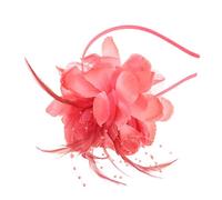 BESPORTBLE Fascinator Floral Plume Tête Accessoire de Mariage Élégant pour Femmes pour Cérémonies Réceptions et Performances Artistiques