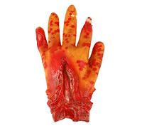 BESPORTBLE Fausse Main Coupée Sanglante pour Halloween Boîte Alimentaire Écologique Modèle Réaliste et Souple Accessoire Effrayant pour Décoration de Fête