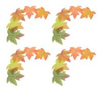 BESPORTBLE Feuilles d'Érable Artificielles Automne 500 Pièces Décorations Feuilles d'automne à Éparpiller pour Table Mariage et Fête de Thanksgiving Tons Naturels Réalistes Lot 10