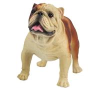 BESPORTBLE Figurine Chien Bulldog Endormi Marron Réaliste Modèle Décoratif Résine pour Garçon et Filles Décoration Intérieure Bureau Présent Collection