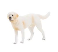 BESPORTBLE Figurine Chien Saint Debout Décorative PVC Modèle Animal Simulé Stable pour Bureau Chambre Denfant ou Jardin Ornement Réaliste pour Garçon et Fille
