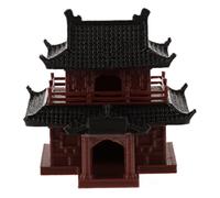 BESPORTBLE Figurine de Japonais Miniature Décorative en Plastique Marron | Finition Peinte à Main, Accent Culturel Compact, pour Jardin Féerique, Shelf Décor, Micro-scènes