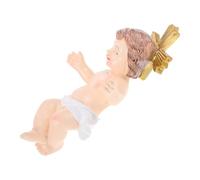 BESPORTBLE Figurine De Jésus pour Crèche Statue De Collection Décoration Religieuse pour Maison Et Église Ornement De Noël
