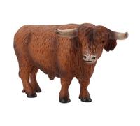 BESPORTBLE Figurine de Vache des Highlands Réaliste pour Garçon Fille Éducatif Ornement Animal Décoratif pour Bureau et Chambre