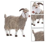 BESPORTBLE Figurine Mouton Solide Simulée Animal Ferme Écologique pour Décoration Garçon Fille Ornement Créatif Angora Chèvre Accessoire Scène Ferme Cadeau